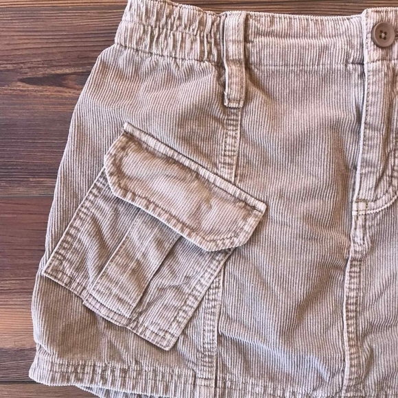 BDG Light Brown Corduroy Micro Mini Skirt Women Size Medium 28 Inch Waist - Picture 3 of 6